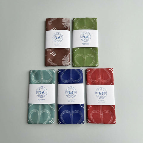 Mordiford Heart Cotton Bandana