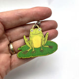 Frog Flip Book and Keyring Gift Set