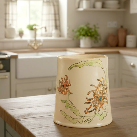 Flowers of Romance Vase - handmade ceramic