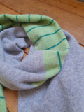 Soft Lambswool Half And Half Scarf