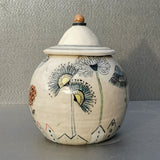 Flowertown Treasure Jar - handmade ceramic