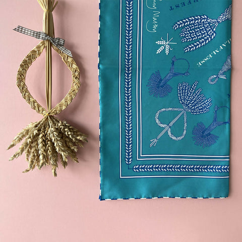 Organic Silk Scarf 97cm - 7 Colourways