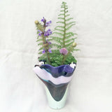 Pink and Purple Curly Vase