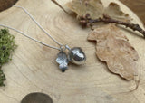 Silver Acorn & Oak Leaf Necklace by Curious Magpie Jewellery (5)
