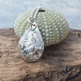 Silver Seahorse Under The Sea Pendant