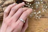 Silver Petal Echo Ring by Curious Magpie Jewellery (3)