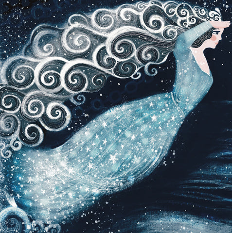 Into The Future, a fine art greeting card by Alli Conner