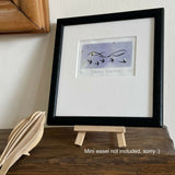 Soaring Swallows Linocut Print