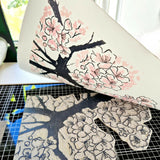 Apple Blossom - Linocut Print