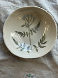 Wildflower Bowl - Ceramic pottery hand built bowl