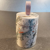 Wings of Love keepsake pot - handmade ceramic