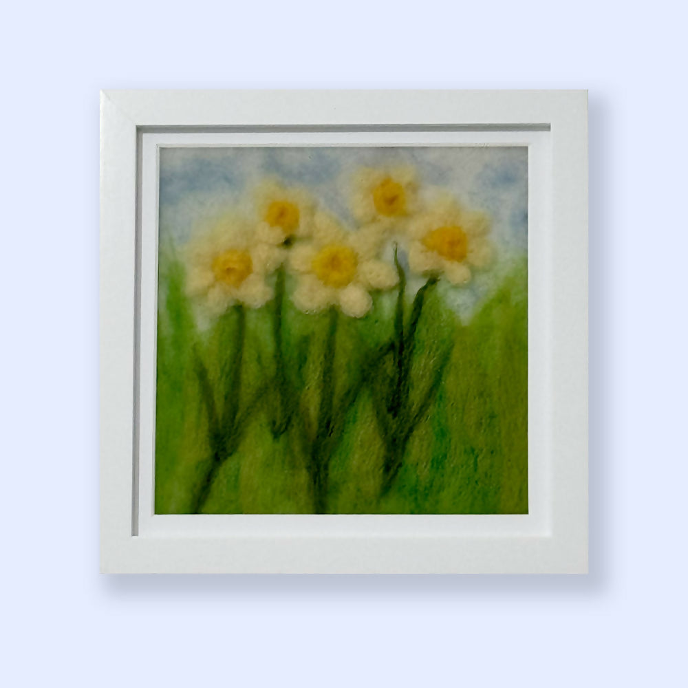 Welcoming Spring - Needle Felt Original