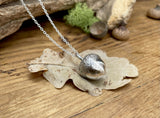 Chunky Silver Acorn Necklace by Curious Magpie Jewellery (1)