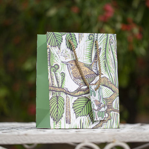 Garden Wren - Medium-Sized Gift Bag