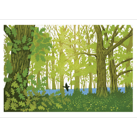 Beth Knight, The Oak Wood, Fine Art Greeting Card