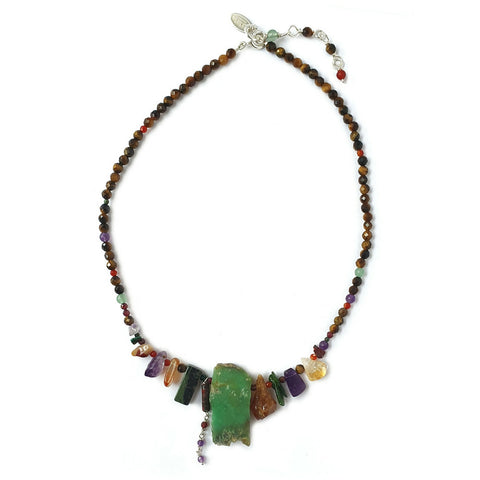 Daybreak Gemstone Necklace - Russet