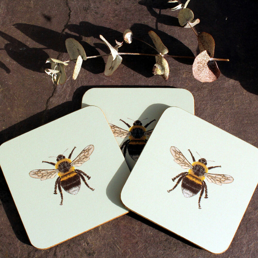 Bee Melamine Coaster