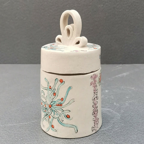 New Life Lidded Jar - Handmade Ceramics