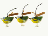Blue Tit - Fused Glass Hanging Bird