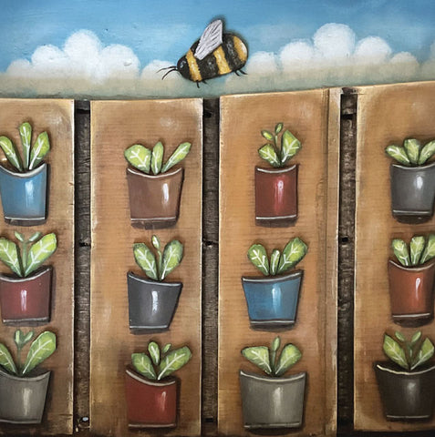 Fine art greeting card by painter Claire Brierley