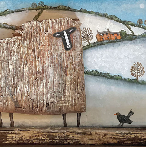 Morning Meeting, A fine art greeting card by painter Claire Brierley