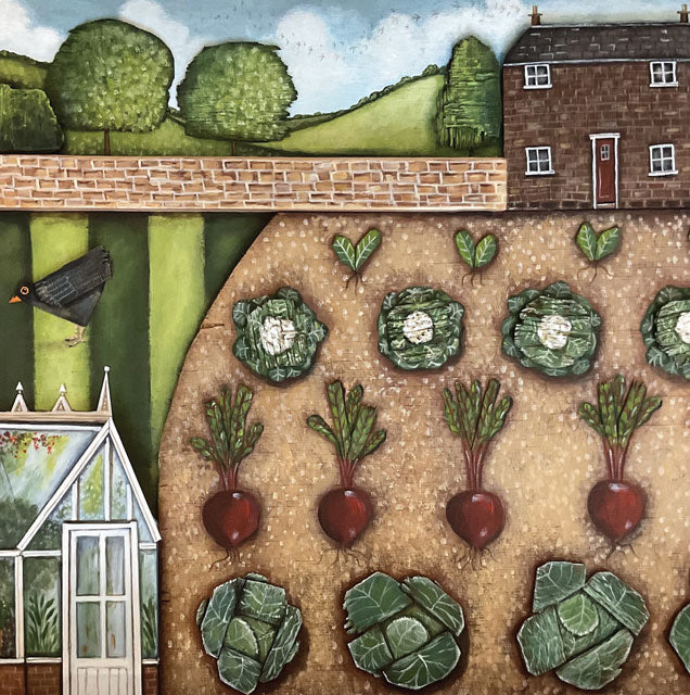 A fine art greeting card by painter Claire Brierley