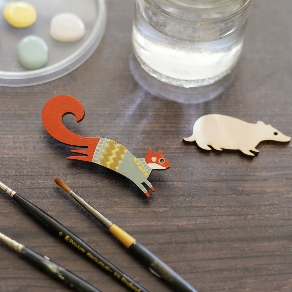 Design Your Own Brooches Kit - Down To The Woods