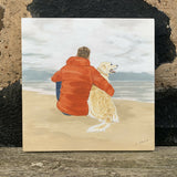 Man's Best Friend - Original Painting On Wood