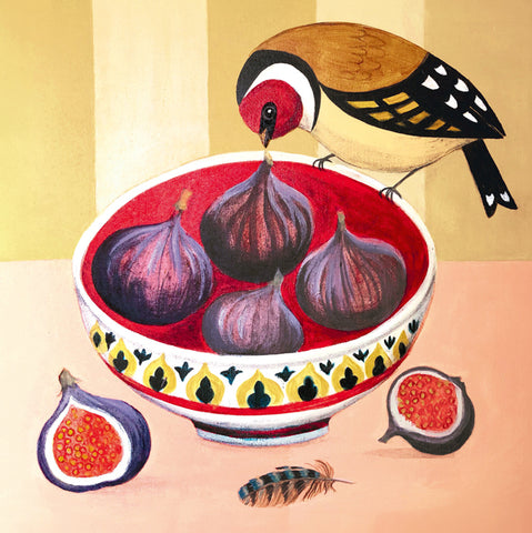 A fine art greeting card by painter Catriona Hall, blank inside for your own message.