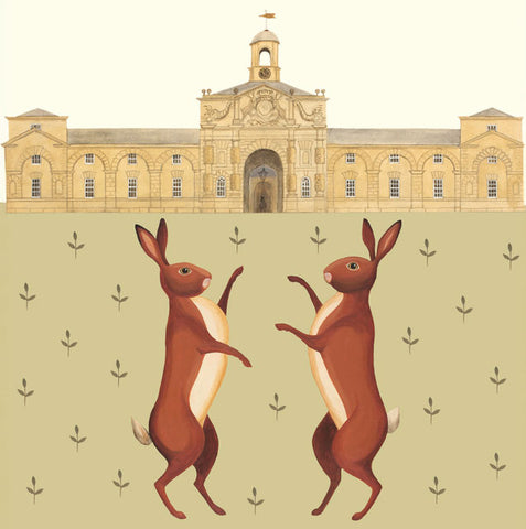 A fine art greeting card by painter Catriona Hall