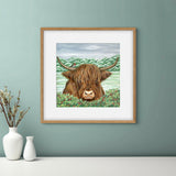 A Highland Hello - Giclée Print