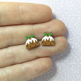 Xmas Pud Earrings