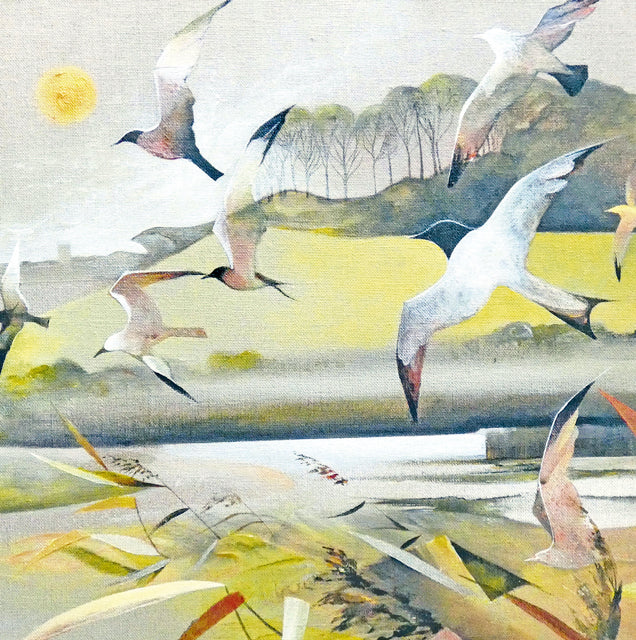 A fine art greeting card by painter Cyndi Speer