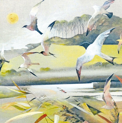 A fine art greeting card by painter Cyndi Speer