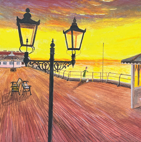 A fine art greeting card by painter Chris Williamson