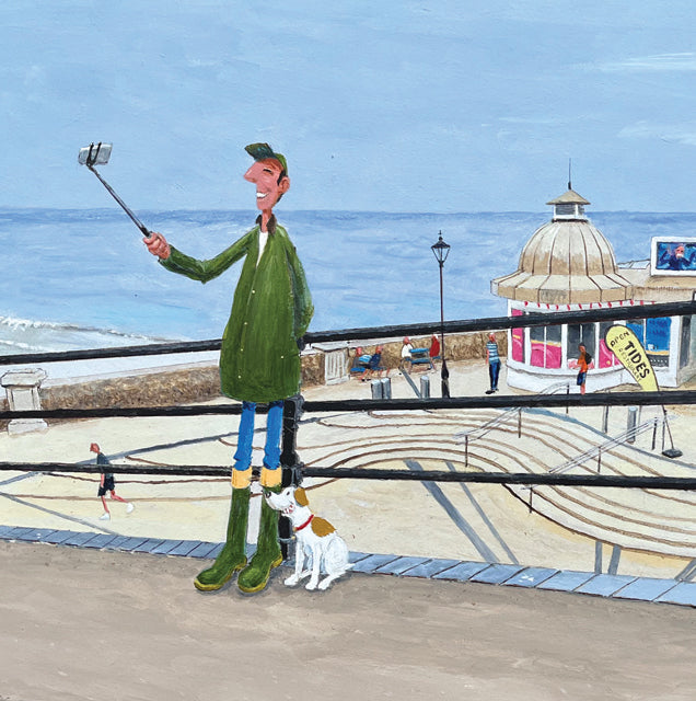 A fine art greeting card by painter Chris Williamson