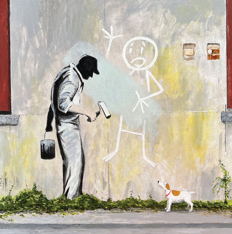 A fine art greeting card by painter Chris Williamson