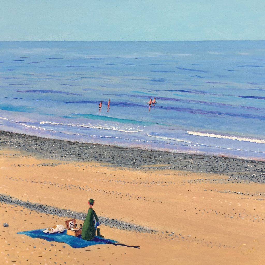 Chris Williamson, A Quiet Spot for A Picnic,Blank Art Card