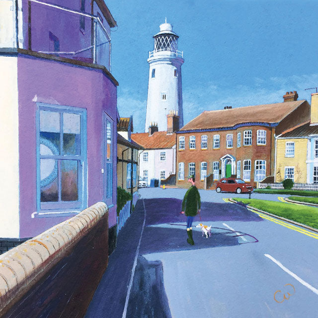 Chris Williamson, Under The Lighthouse, Blank Art Card