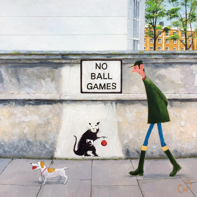 Chris Williamson, No Ball Games, Blank Art Card