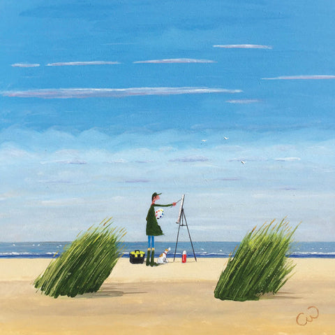 Chris Williamson, The Painter, Blank Art Card