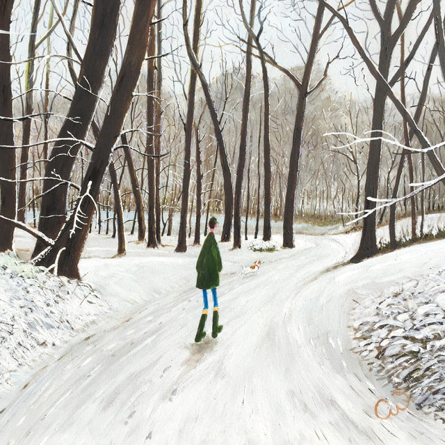 Chris Williamson, The Crunchy Forest, Blank Art Card