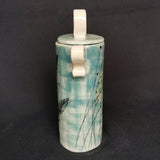 Lazy Haze Lidded Jar - handmade ceramic