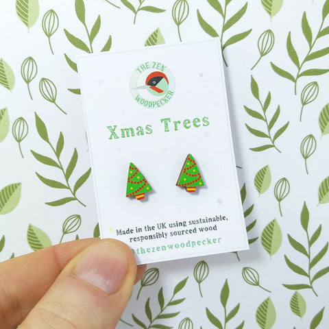 Xmas Tree Earrings