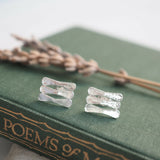 Forged Rod Stud Earrings