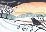 Midwinter's Eve - Original Lino Print
