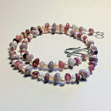 Tourmaline, Lepidolite & Pearl Necklace