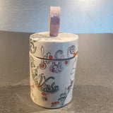Wings of Love keepsake pot - handmade ceramic