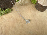 Silver Petal Necklace by Curious Magpie Jewellery (6)