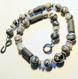 Crinoid Fossil & Gemstone Necklace